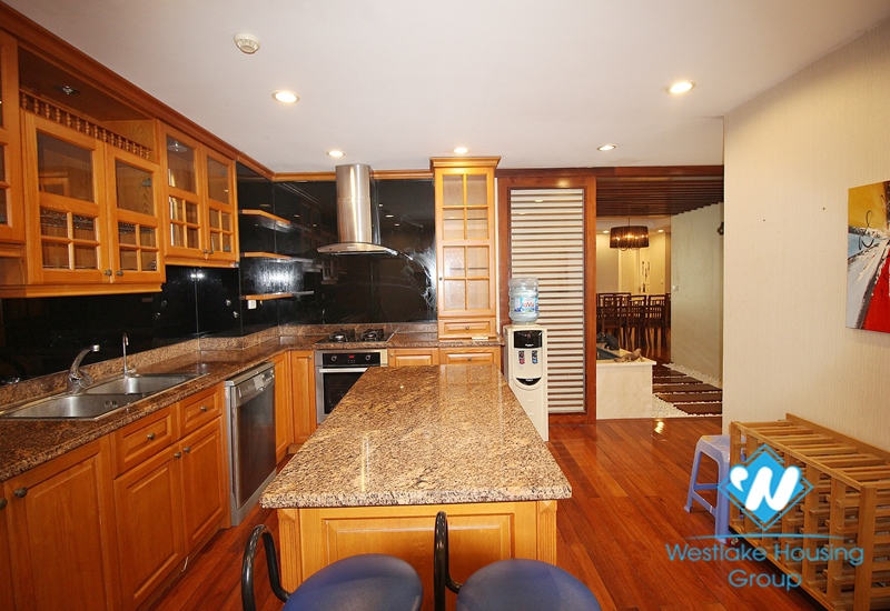 Luxury spacious apartment for rent in Ciputra, Tay Ho, Hanoi